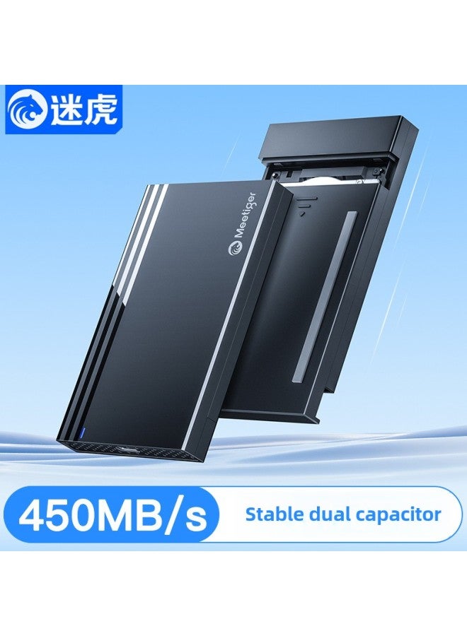 Tiger 2.5 Mobile Hard Disk Box SATA To USB3.0 Type-C External Mechanical Solid State Universal-Color: True 5gbps* See-through Design - Image 2
